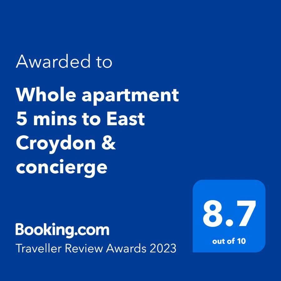 Whole Apartment 5 Mins To East Croydon & Concierge ลอนดอน ภายนอก รูปภาพ